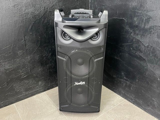 カラオケスピーカーセット 【中古】動作保証 Moukey TROLLEY SPEAKER
