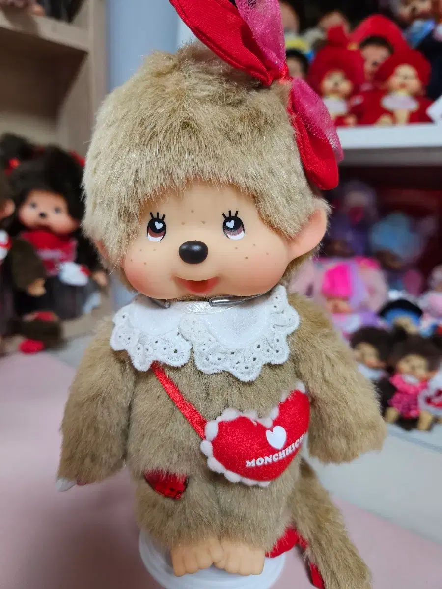 モンチッチ HEART EYES monchhichi ハートアイズ　セキグチ HEART*IZ モンチッチ モンチッチ ハートアイズ ぬいぐるみ monchhichi