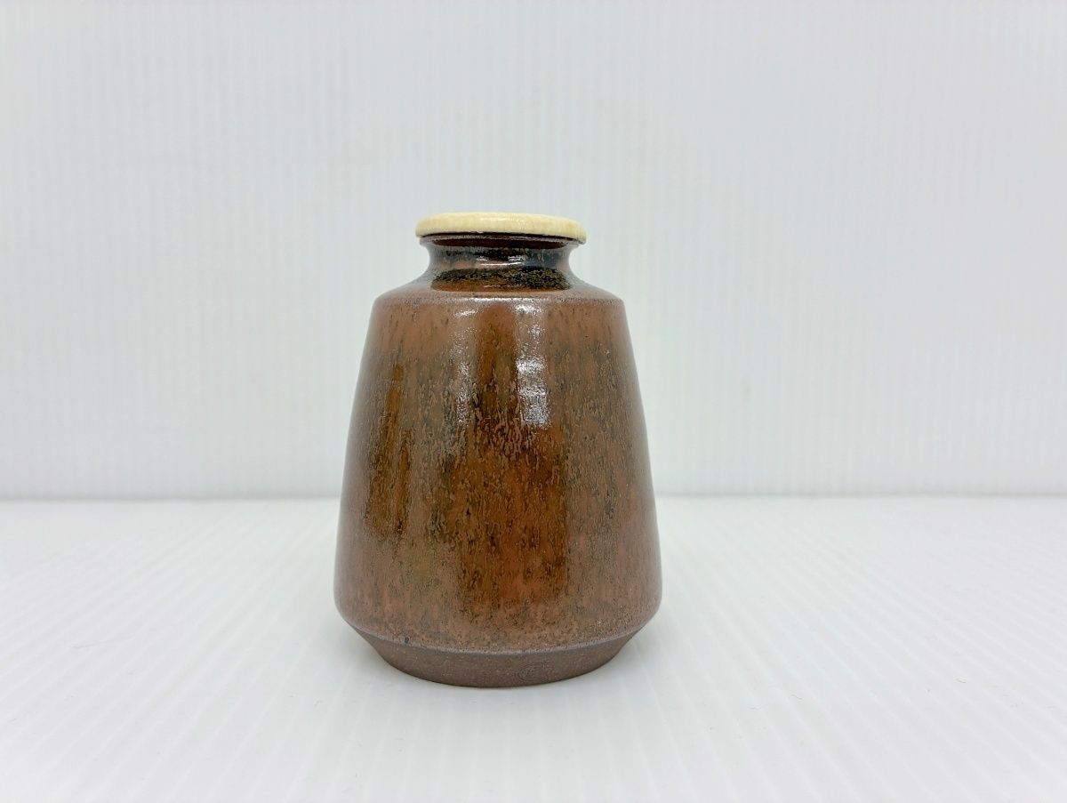 茶道具 廣澤手 茶入れ 仕覆付き 仁史作 木箱入り 中古品□ - メルカリ