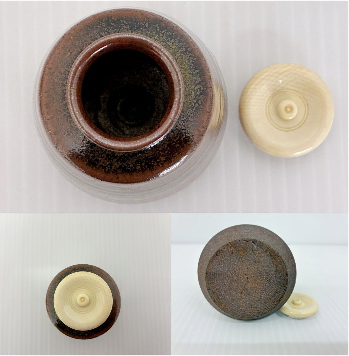 茶道具 廣澤手 茶入れ 仕覆付き 仁史作 木箱入り 中古品□ - メルカリ