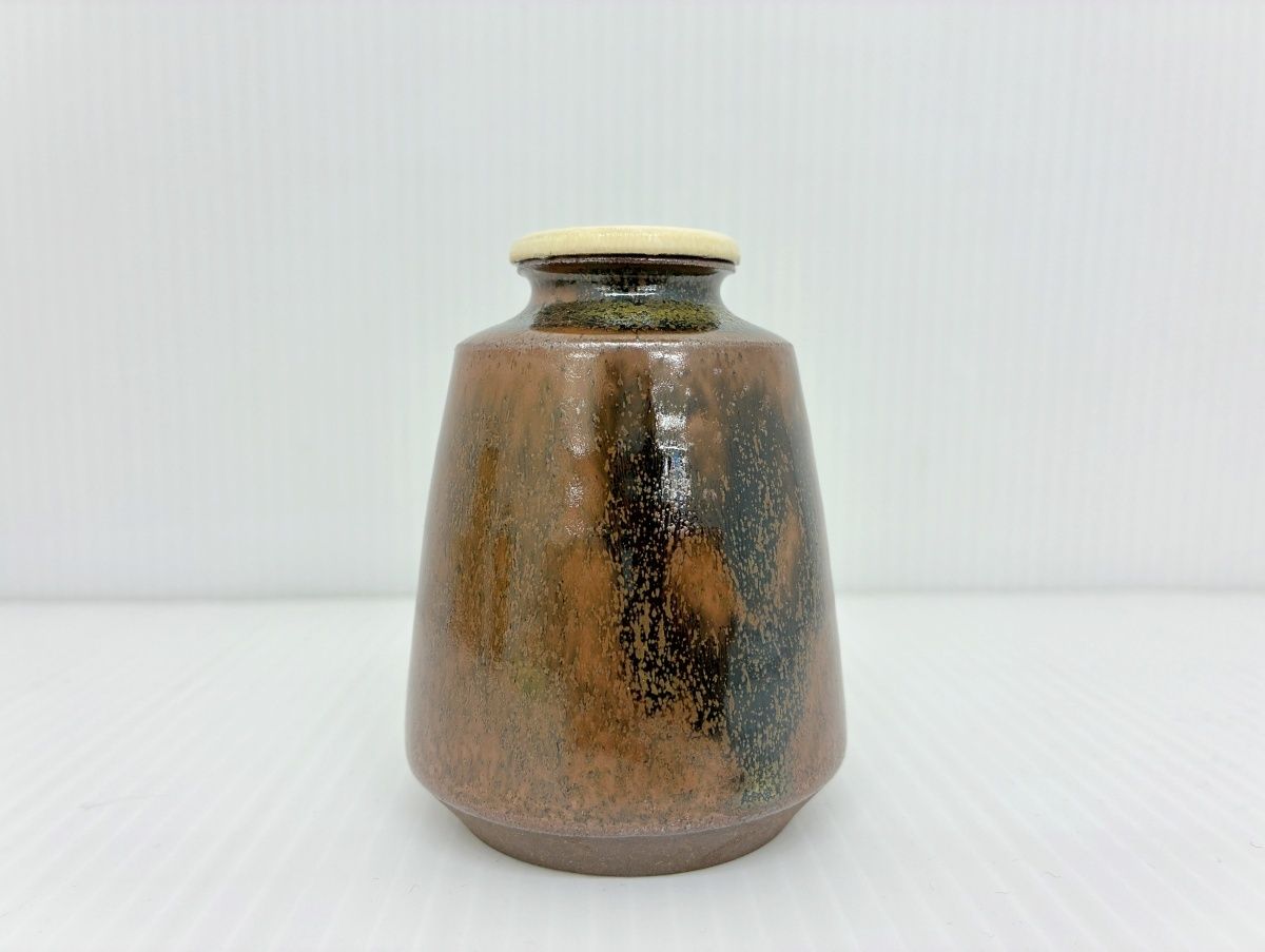 茶道具 廣澤手 茶入れ 仕覆付き 仁史作 木箱入り 中古品□ - メルカリ