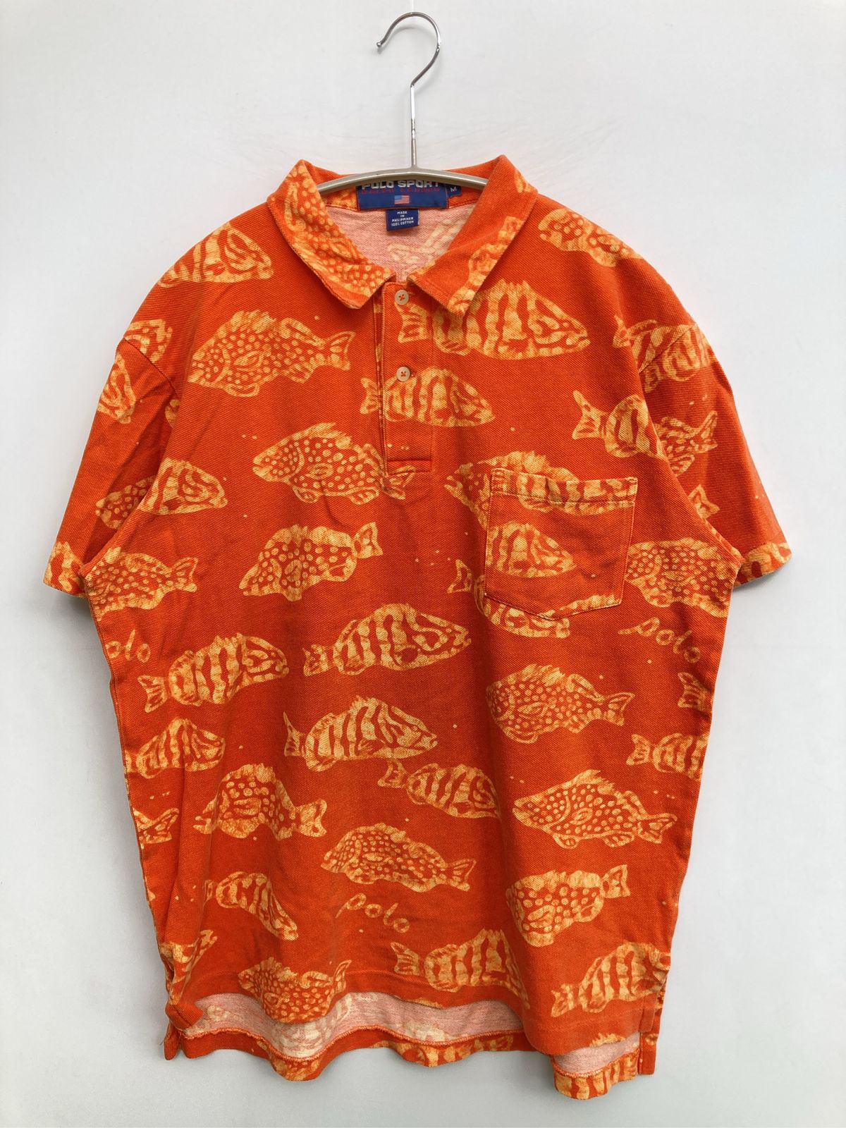 POLO SPORT ポロスポーツ ポロシャツ M オレンジ