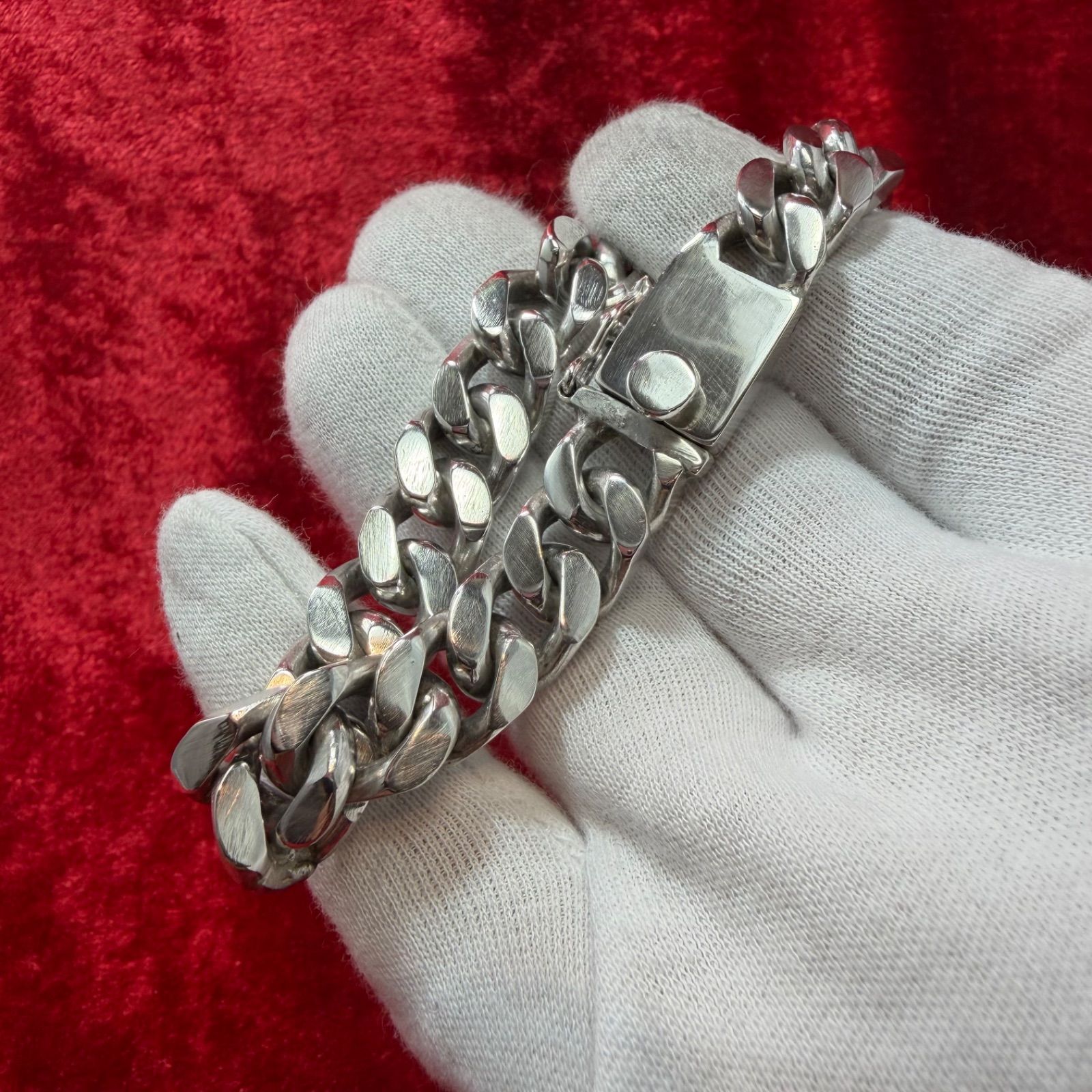 美品 喜平ブレスレット 74.8g シルバー/925 MEXICO/メキシコ刻印