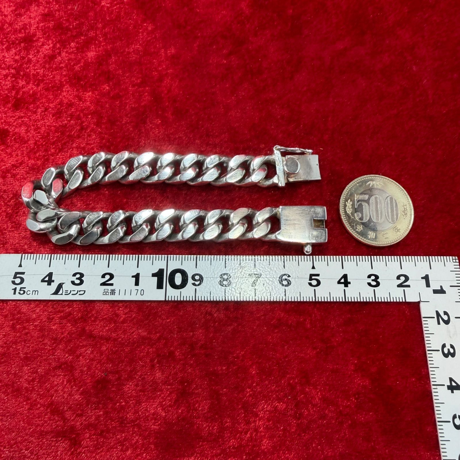 美品 喜平ブレスレット 74.8g シルバー/925 MEXICO/メキシコ刻印