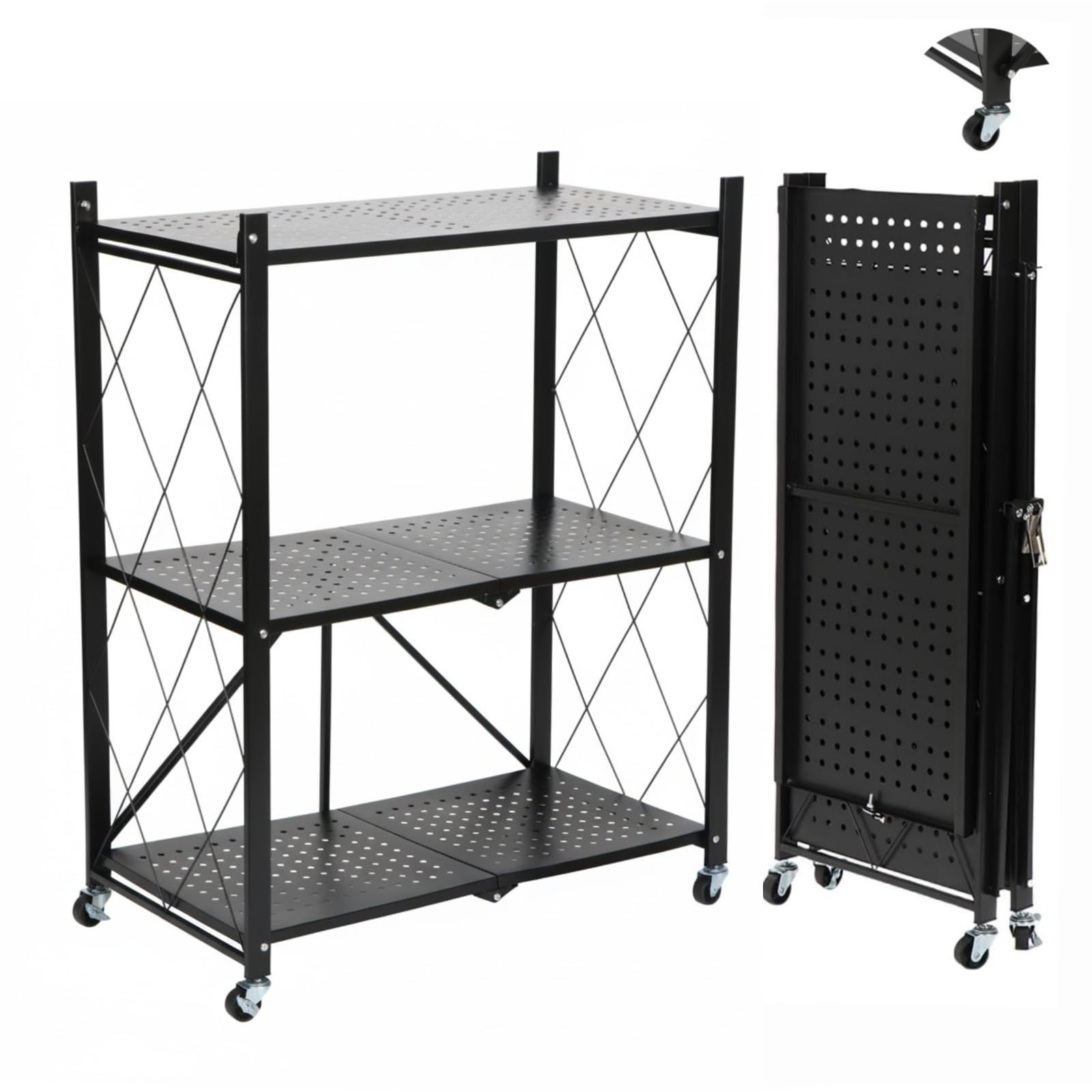 メタルラック 幅70 オープンラック 収納ラック 幅71.5*奥行き39.5*高さ