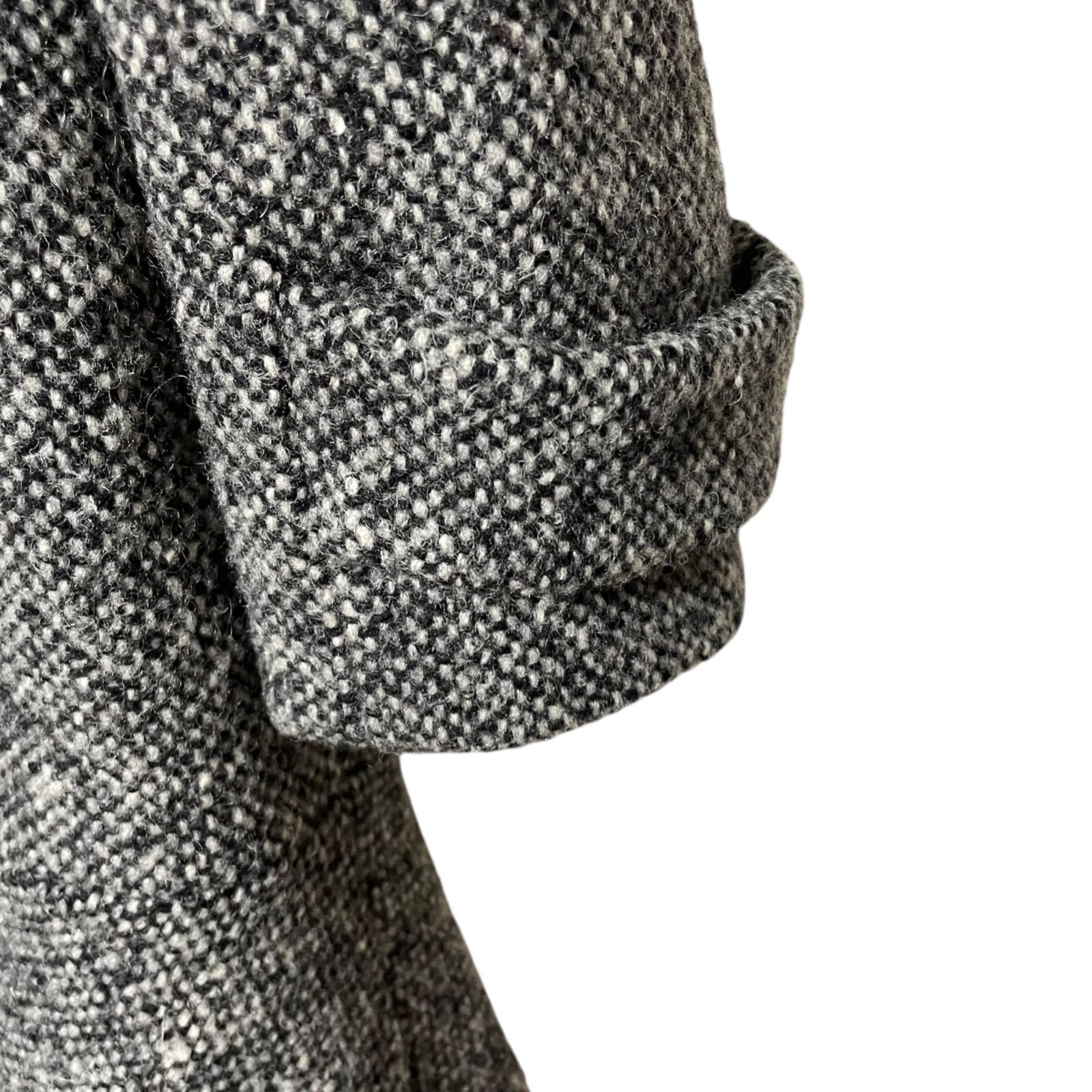 美品】Rene ルネ ウールツイードコート ロングコート グレー サイズ34