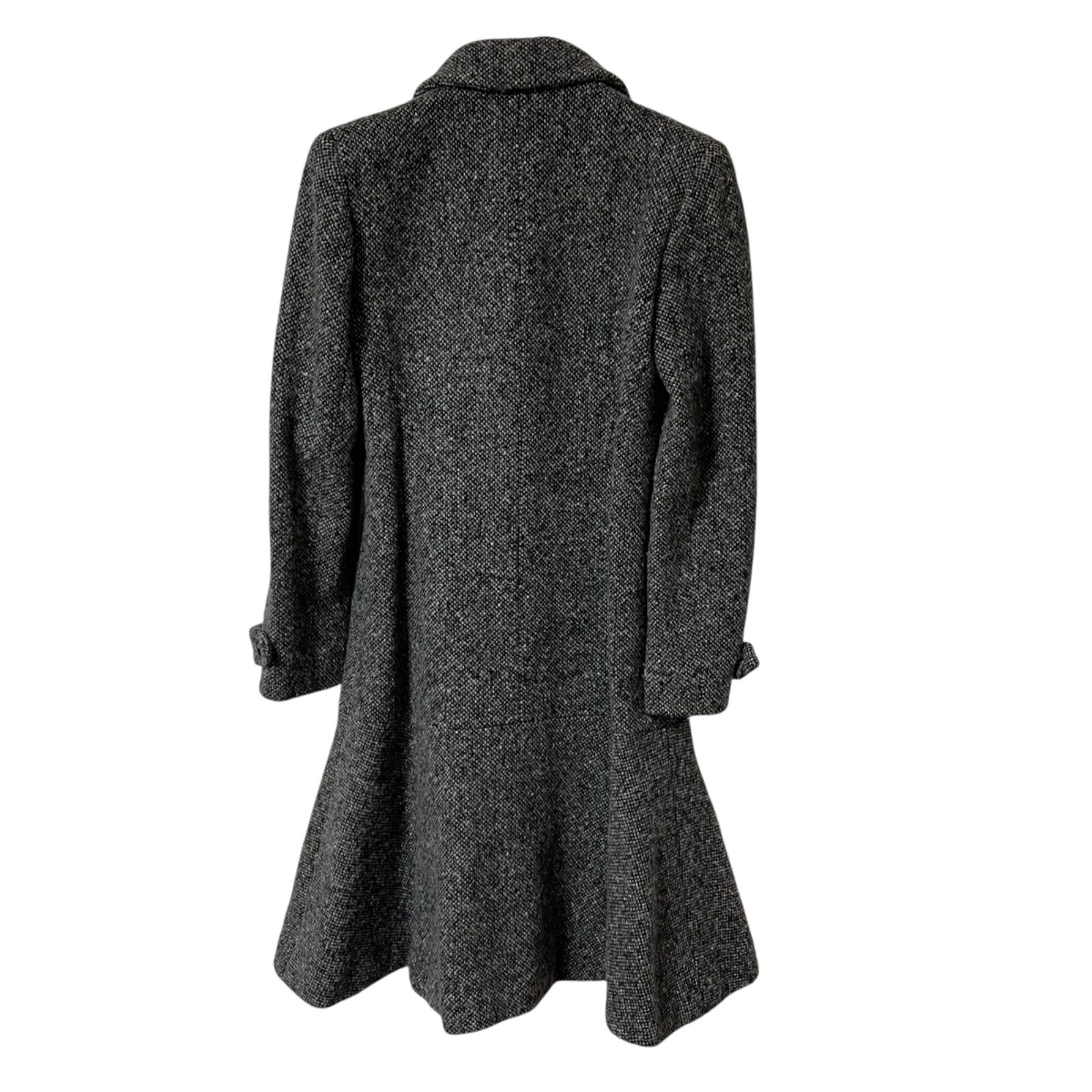 美品】Rene ルネ ウールツイードコート ロングコート グレー サイズ34