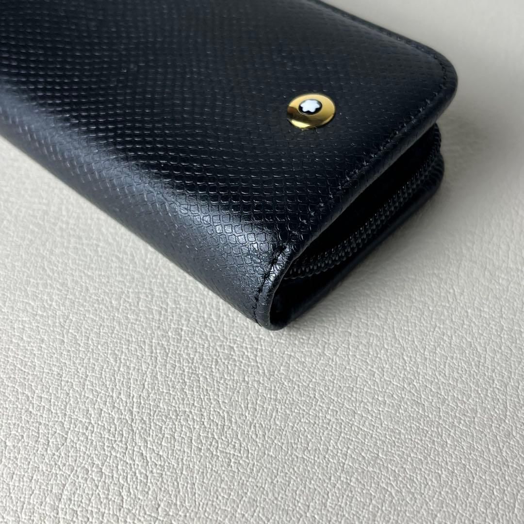 モンブラン レザー ペンケース 2本差し ブラック - メルカリ