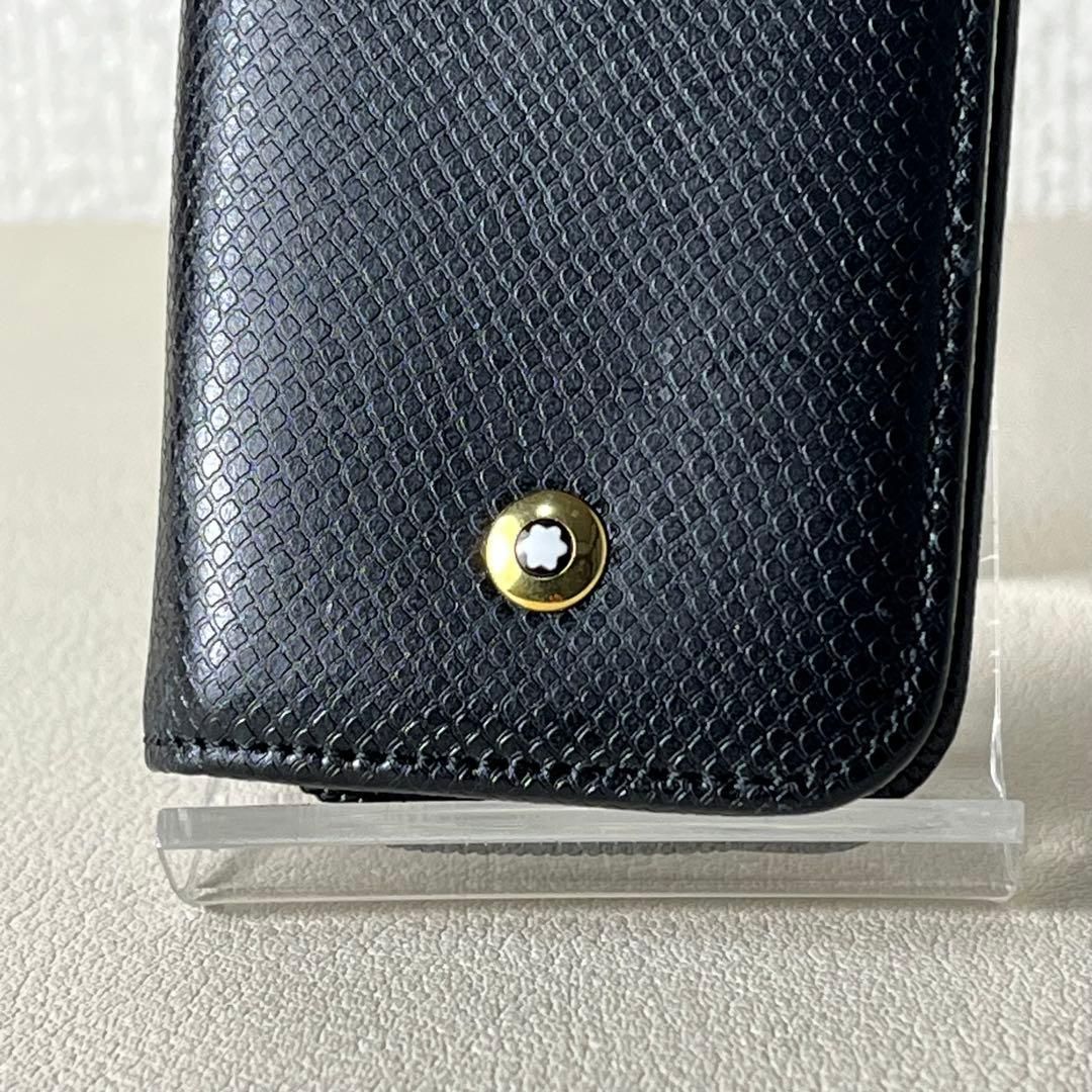 モンブラン レザー ペンケース 2本差し ブラック - メルカリ