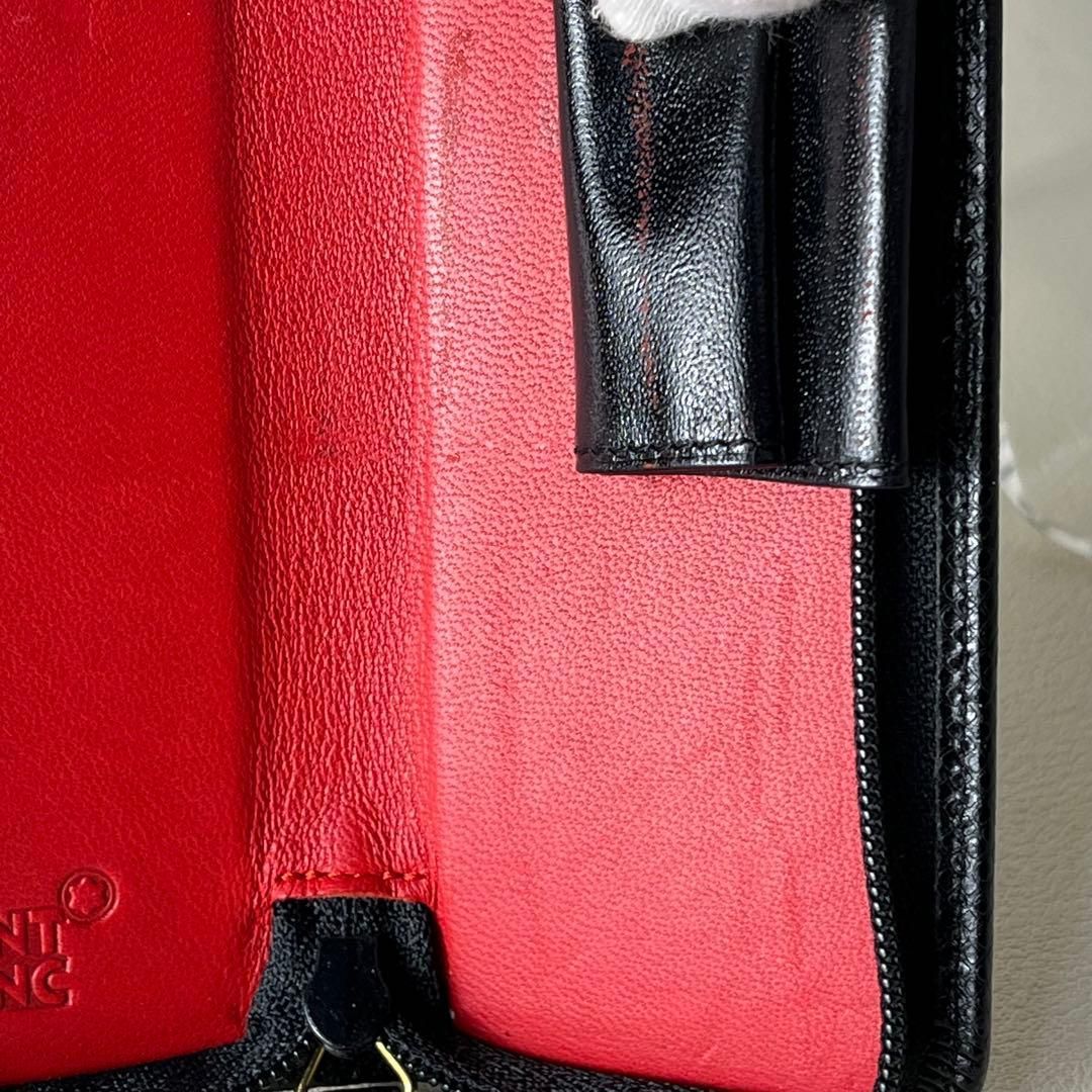 モンブラン レザー ペンケース 2本差し ブラック - メルカリ