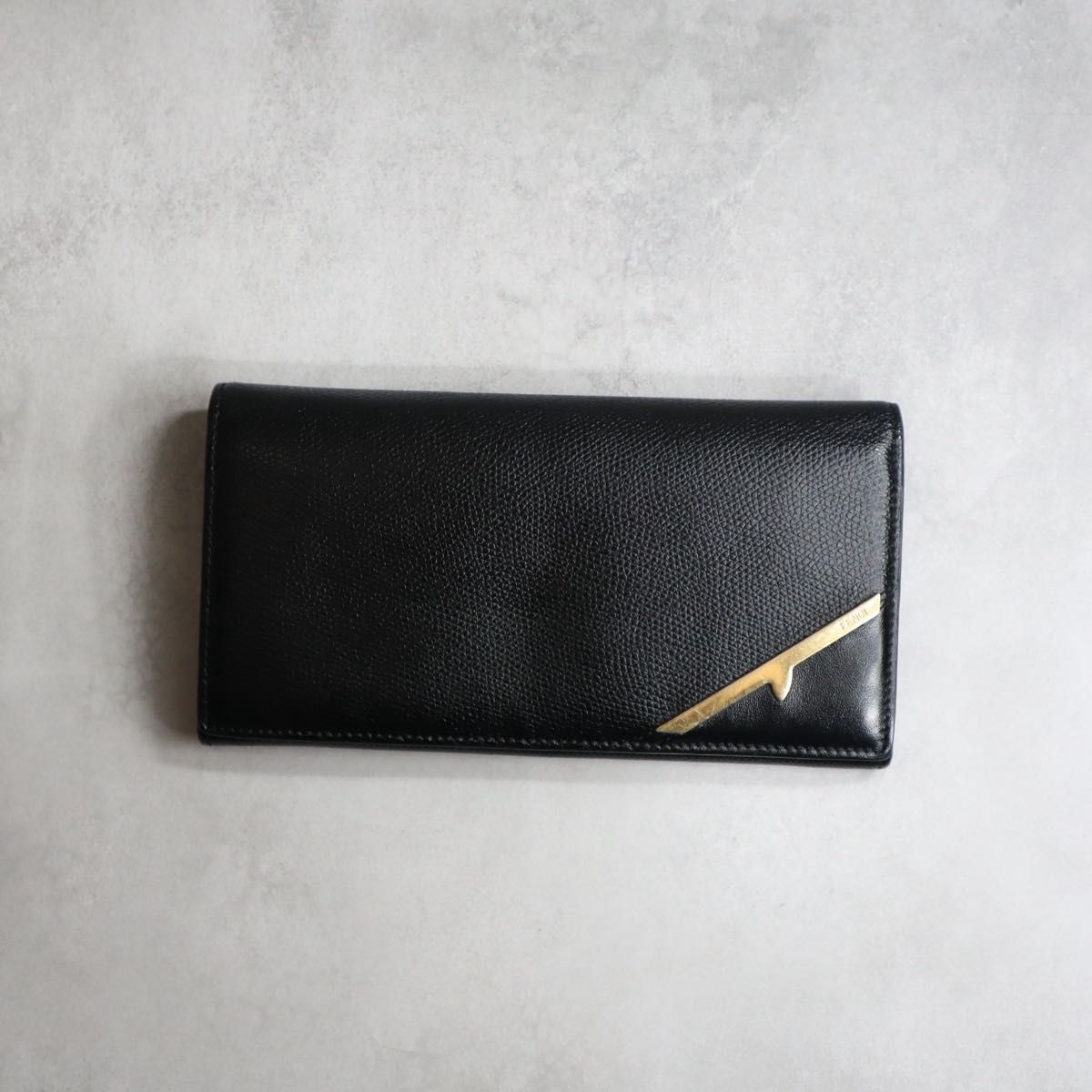 FENDI フェンディ / バグズアイロングウォレット 長財布 フラップ