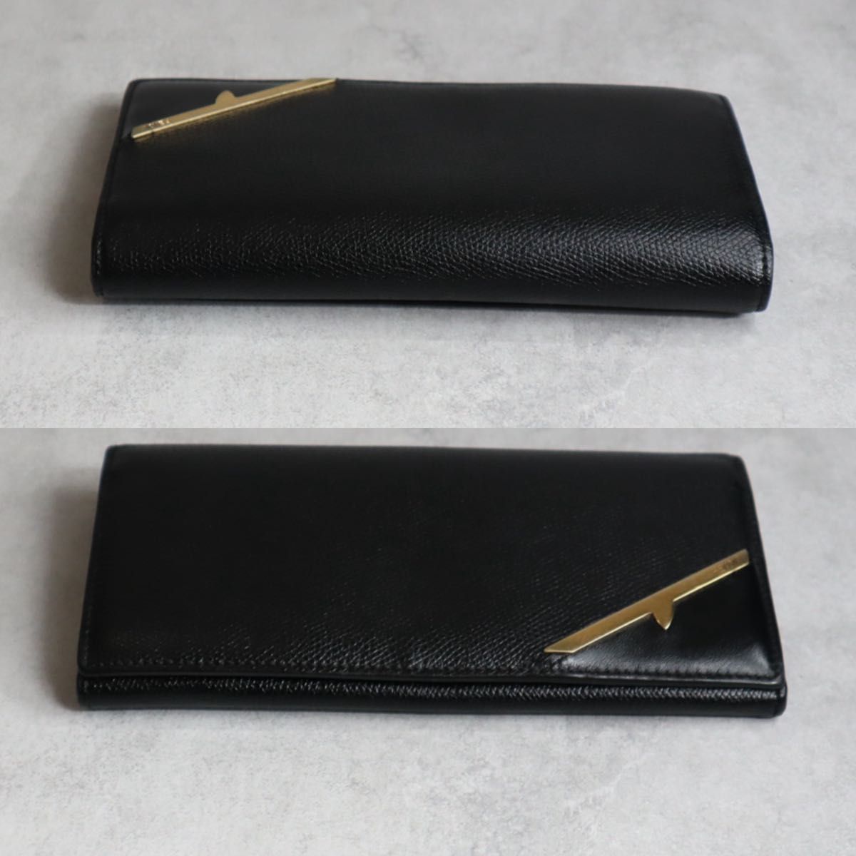 FENDI フェンディ / バグズアイロングウォレット 長財布 フラップ