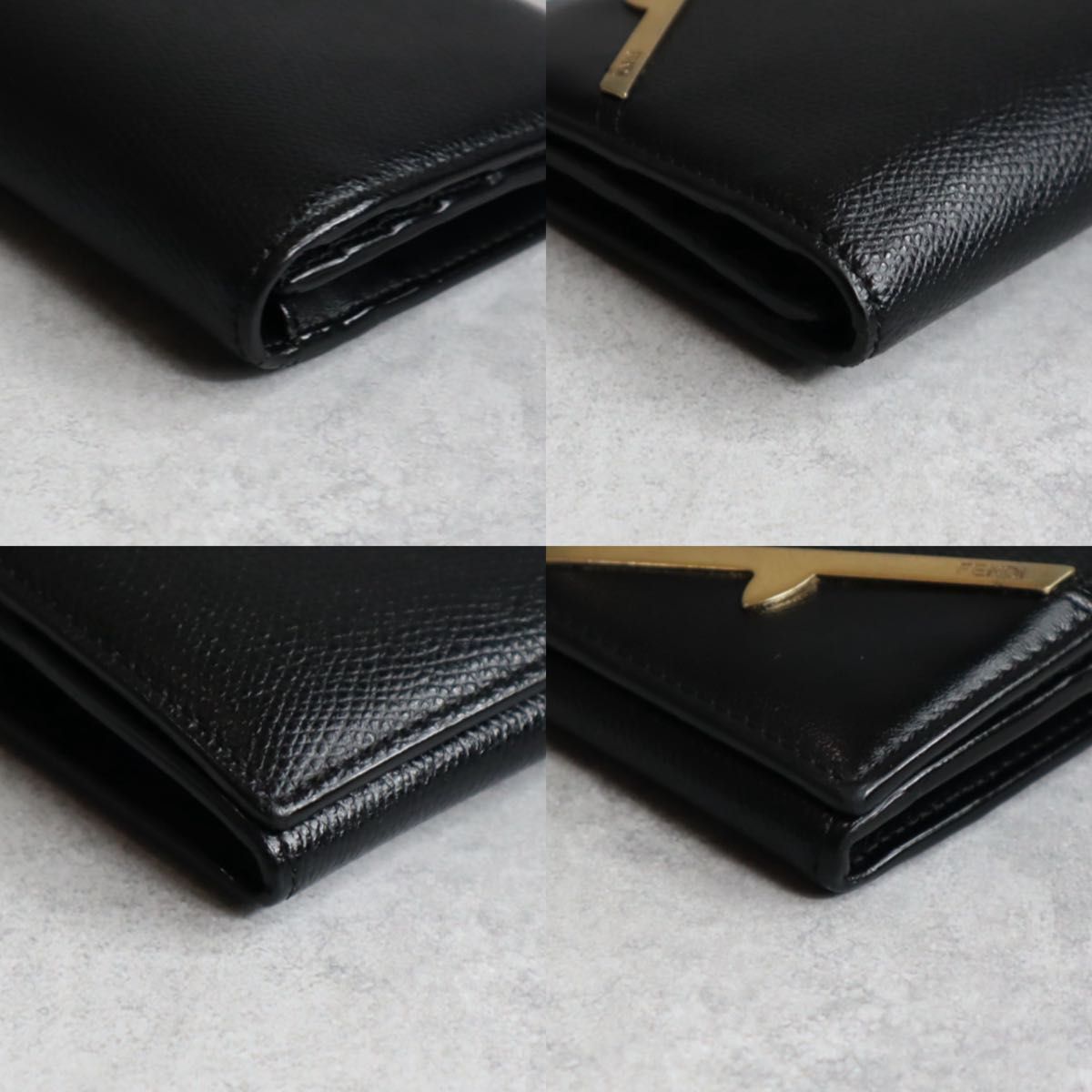 FENDI フェンディ / バグズアイロングウォレット 長財布 フラップ