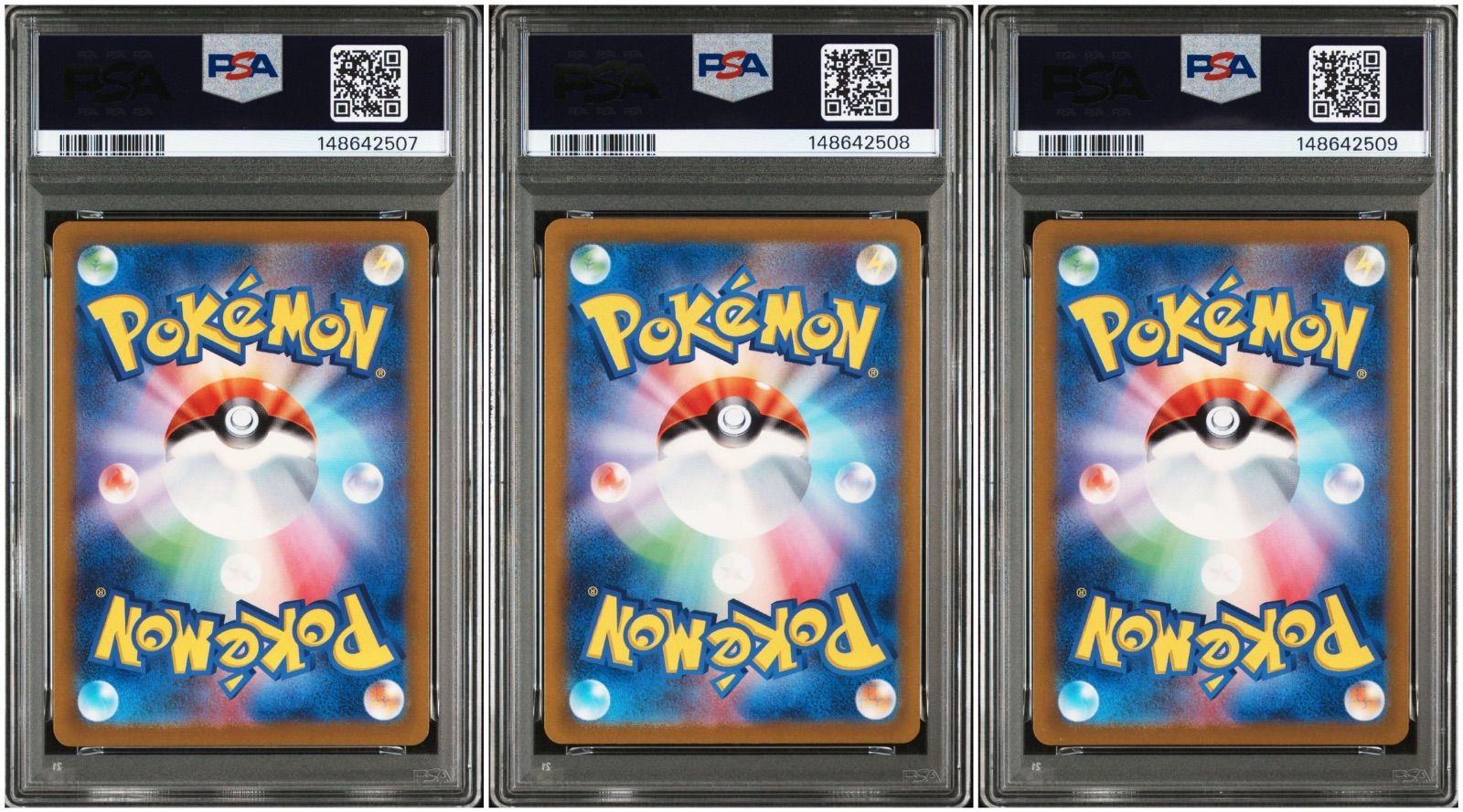 PSA10】 3連番 フシギダネ ヒトカゲ ゼニガメ AR スペシャルデッキ