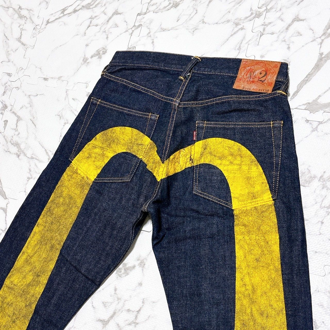 EVISU エヴィス エビス デニムパンツ Lot.2000 No.2 W30 セルビッチ 赤