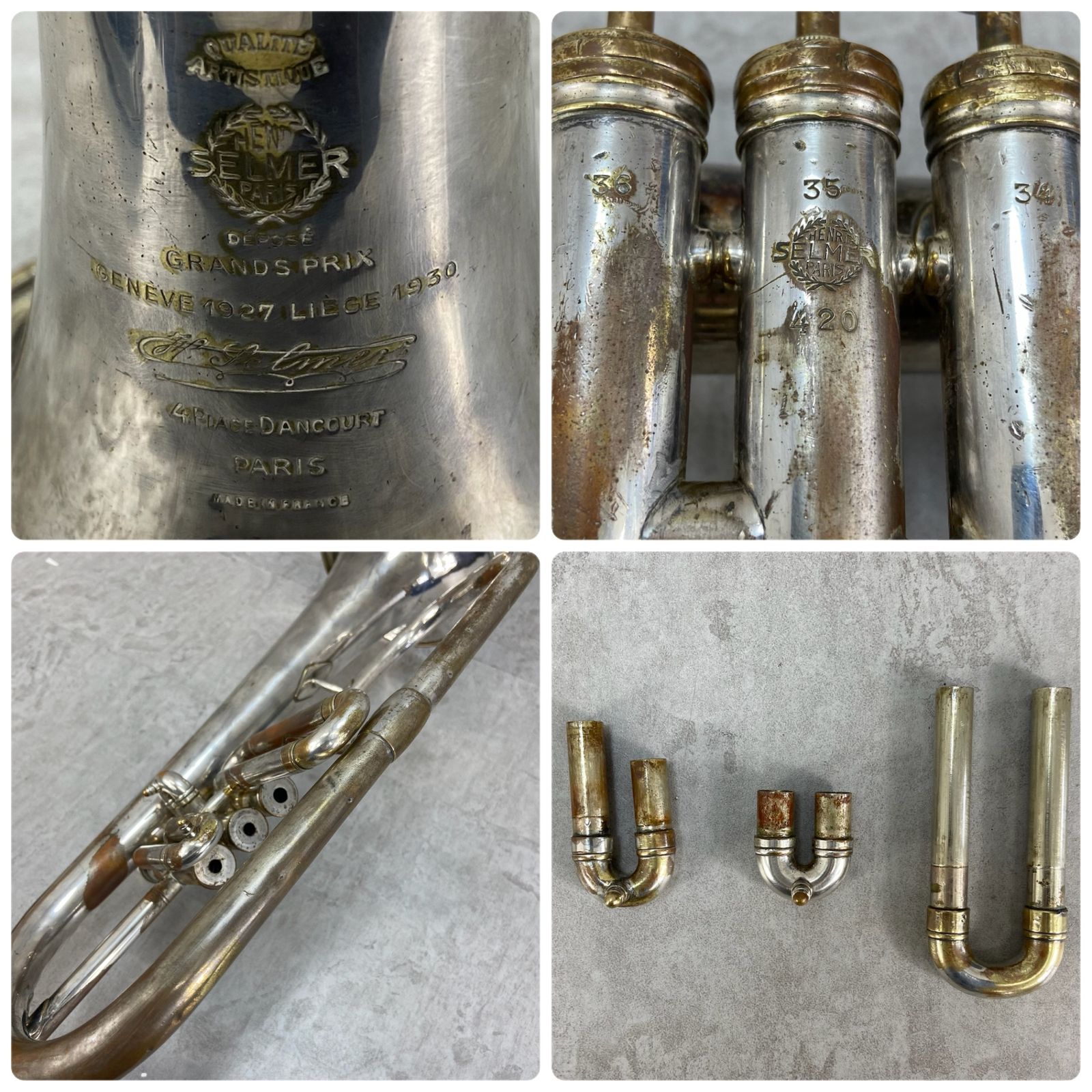 HENRI SELMER PARIS K-MODIFIED フリューゲルホルン HENRI SELMER PARIS K-MODIFIED フリューゲルホルン