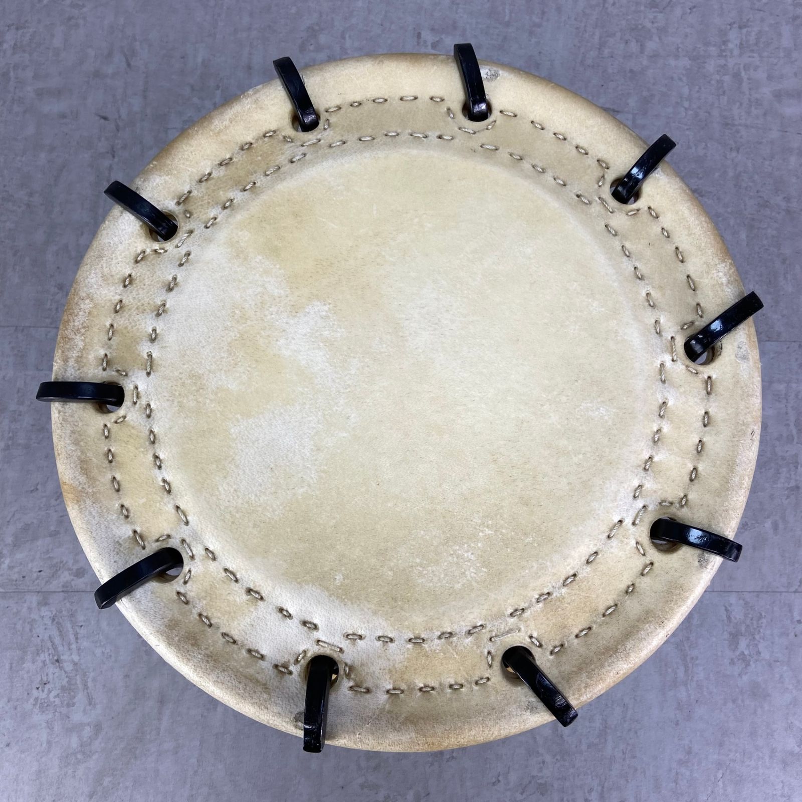 締太鼓 ボルト締め 附締太鼓 和太鼓 3丁掛け 7寸 立奏台付き 厚み約