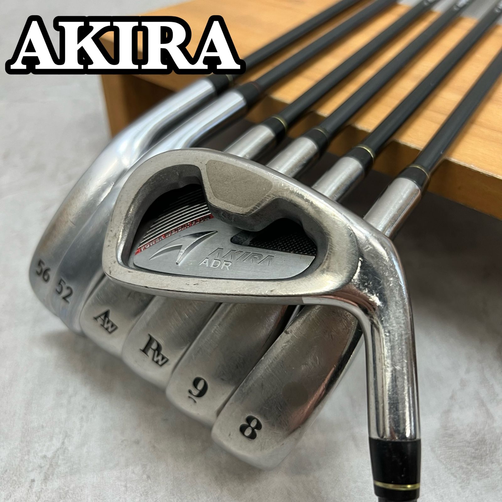 AKIRA ADR メンズゴルフ アイアンセット 7本 R2 右利き用 アキラ