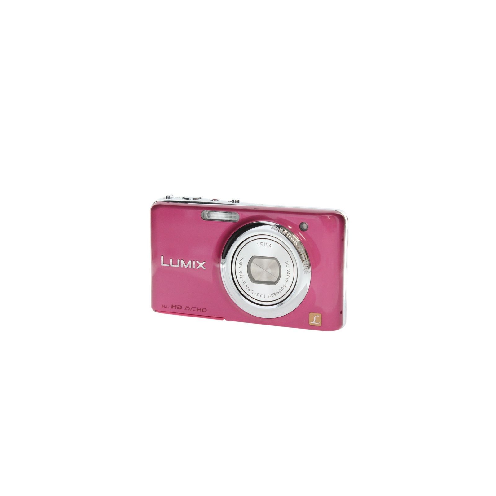 返品保証】 パナソニック Panasonic LUMIX DMC-FX77 ピンク コンパクト