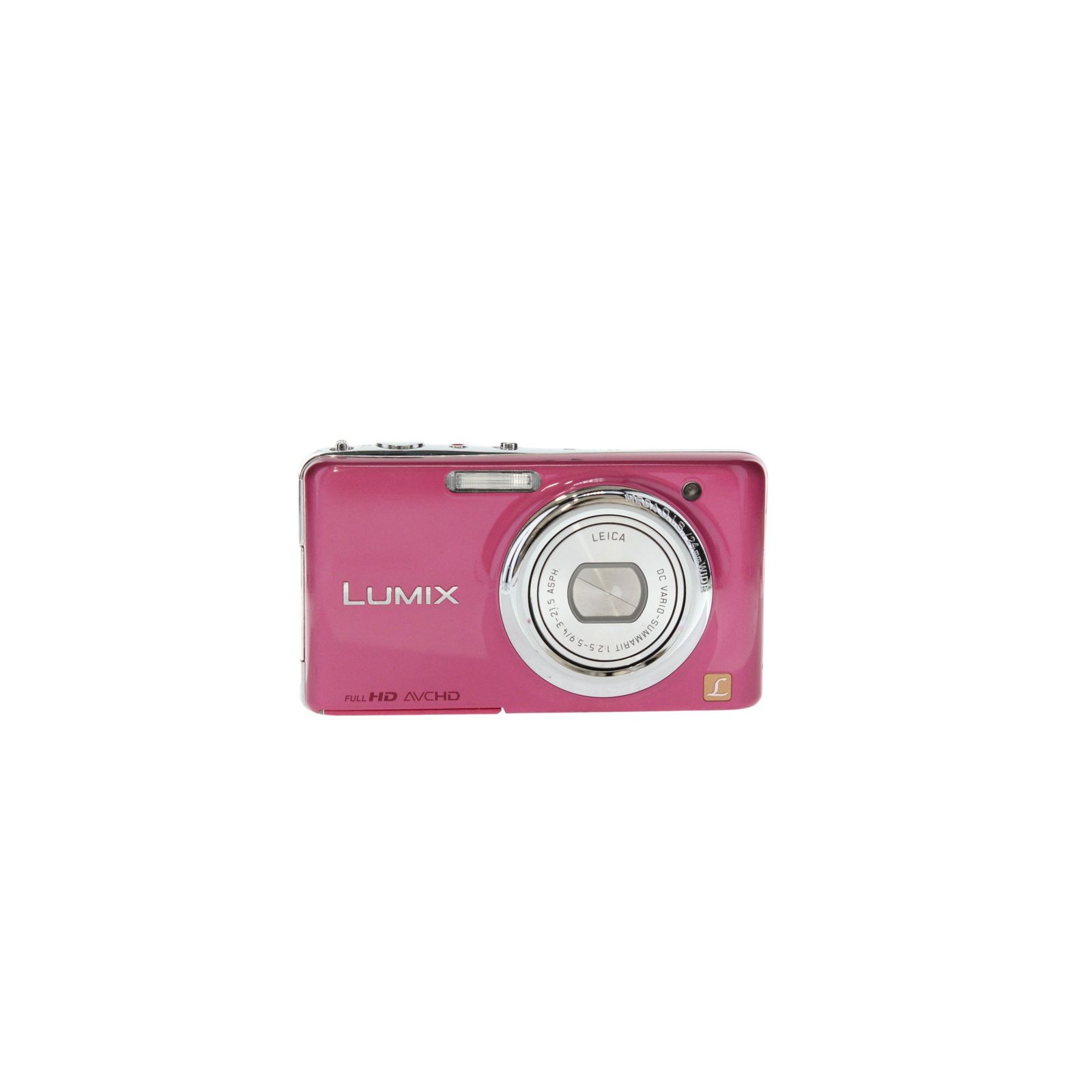 返品保証】 パナソニック Panasonic LUMIX DMC-FX77 ピンク コンパクト
