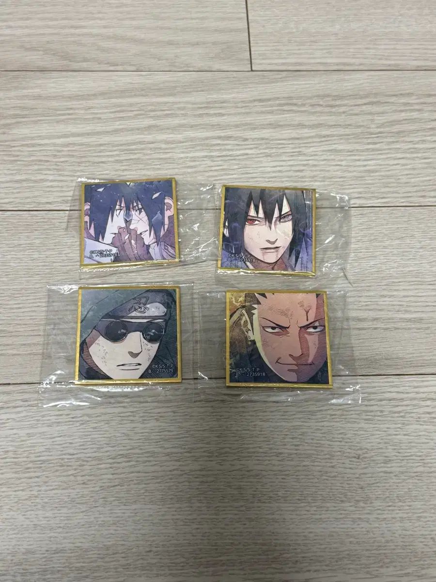 NARUTO -ナルト- 疾風伝 ミニ ビジュアル色紙 ガチャ まとめ うちは