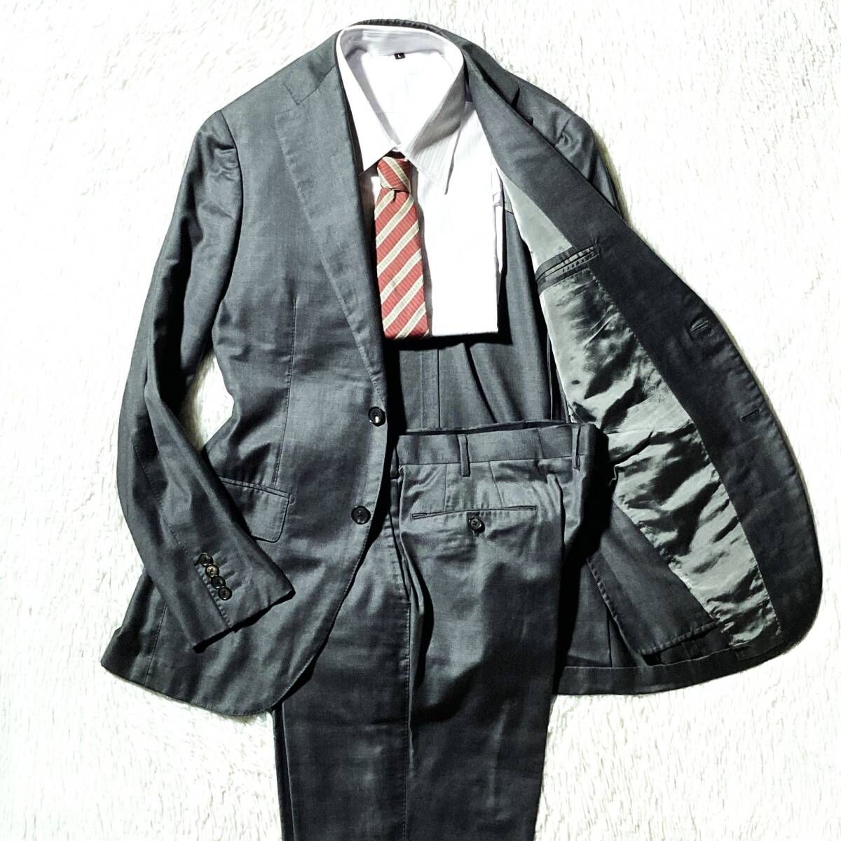 Brilla per il gusto☆ウール シルク ソリッド スーツ☆セットアップ