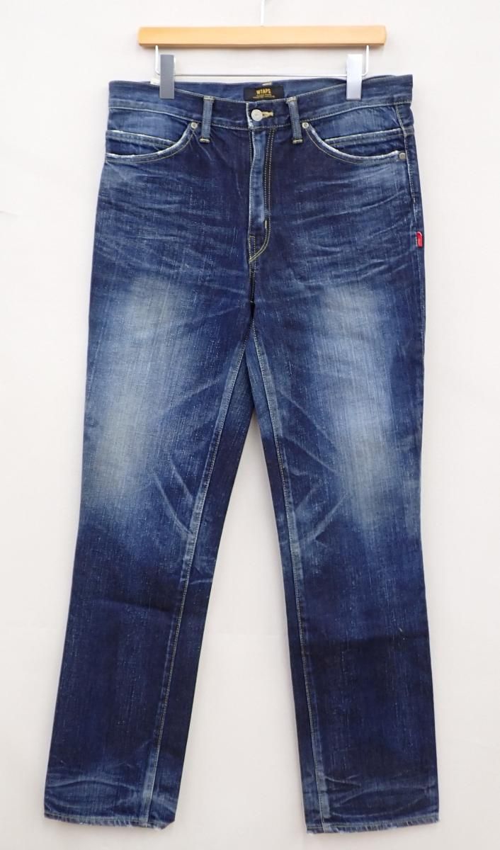 WTAPS ダメージ加工 ストレートデニム34-36inc 中古・古着通販】WTAPS 