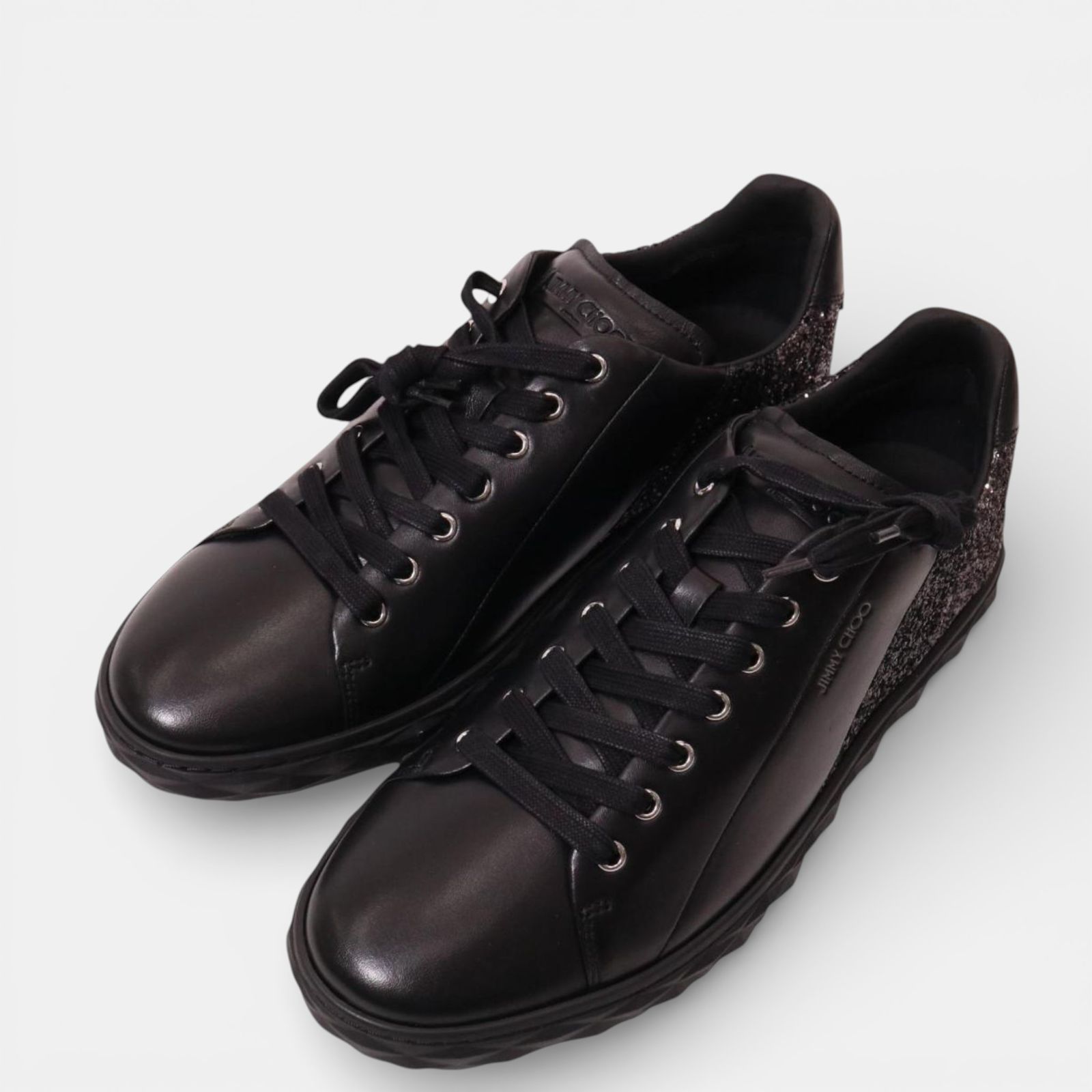 新品未使用】 Jimmy Choo ジミーチュウ メンズ グリッター ナッパー 