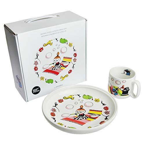 新品 アラビア(Arabia) 子ども用食器セット ちびのミイ マグ プレート ムーミン 64-1180-100341-3