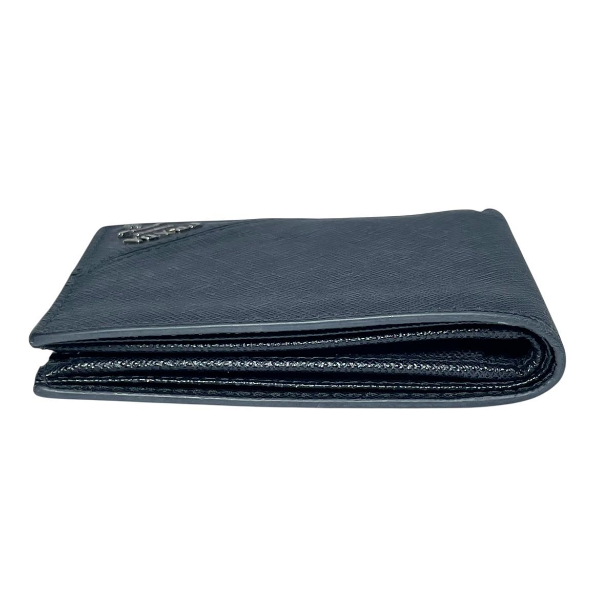 中古】 PRADA プラダ コインパース付きサフィアーノレザーウォレット