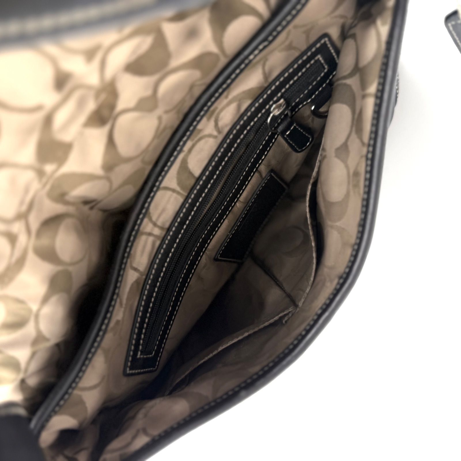 COACH y2k soho shoulder bag accessory porch black leather belt 
