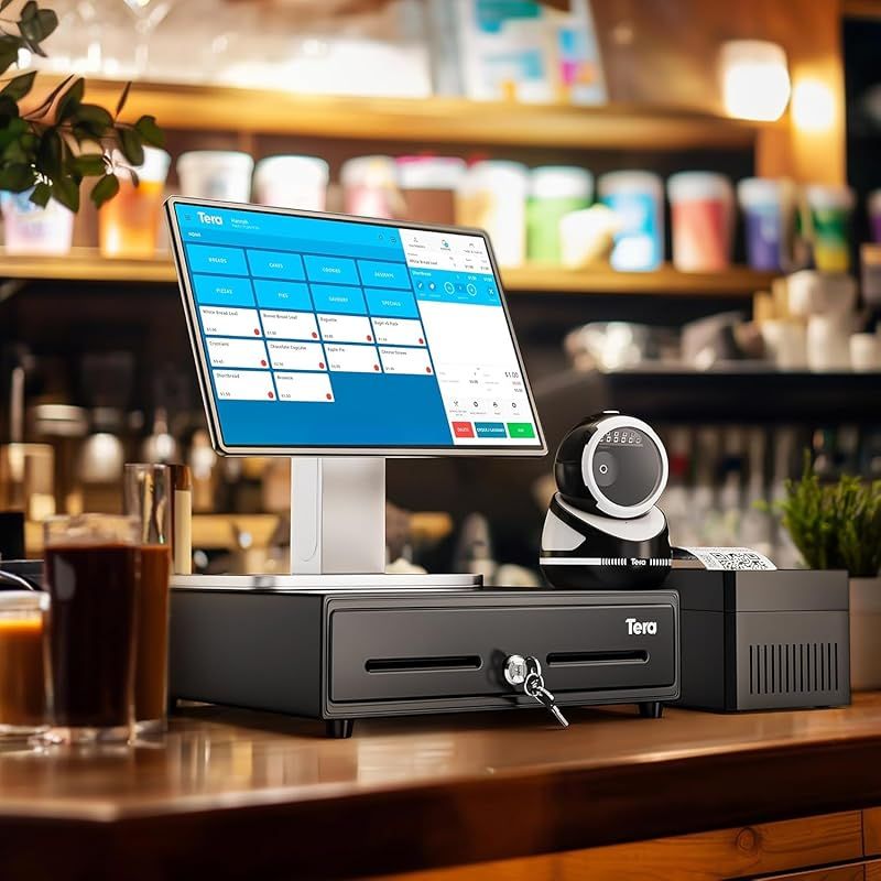 Tera キャッシュドロア 小型 自動開閉＋手動開閉 エアレジ対応 POS