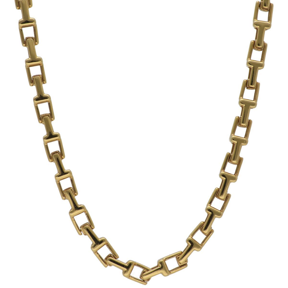 中古】Tiffany＆Co. ティファニー Tナローチェーン K18YG イエロー