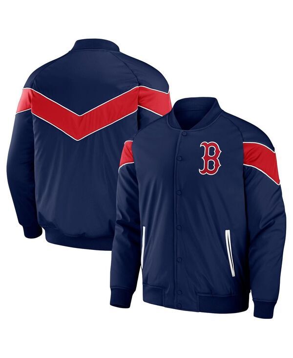 ファナティクス メンズ アウター ジャケット・ブルゾン Fanatics Mens Darius Rucker Collection by Navy Boston Red Sox Baseball Raglan FullSnap Jacket Navy ネイビ
