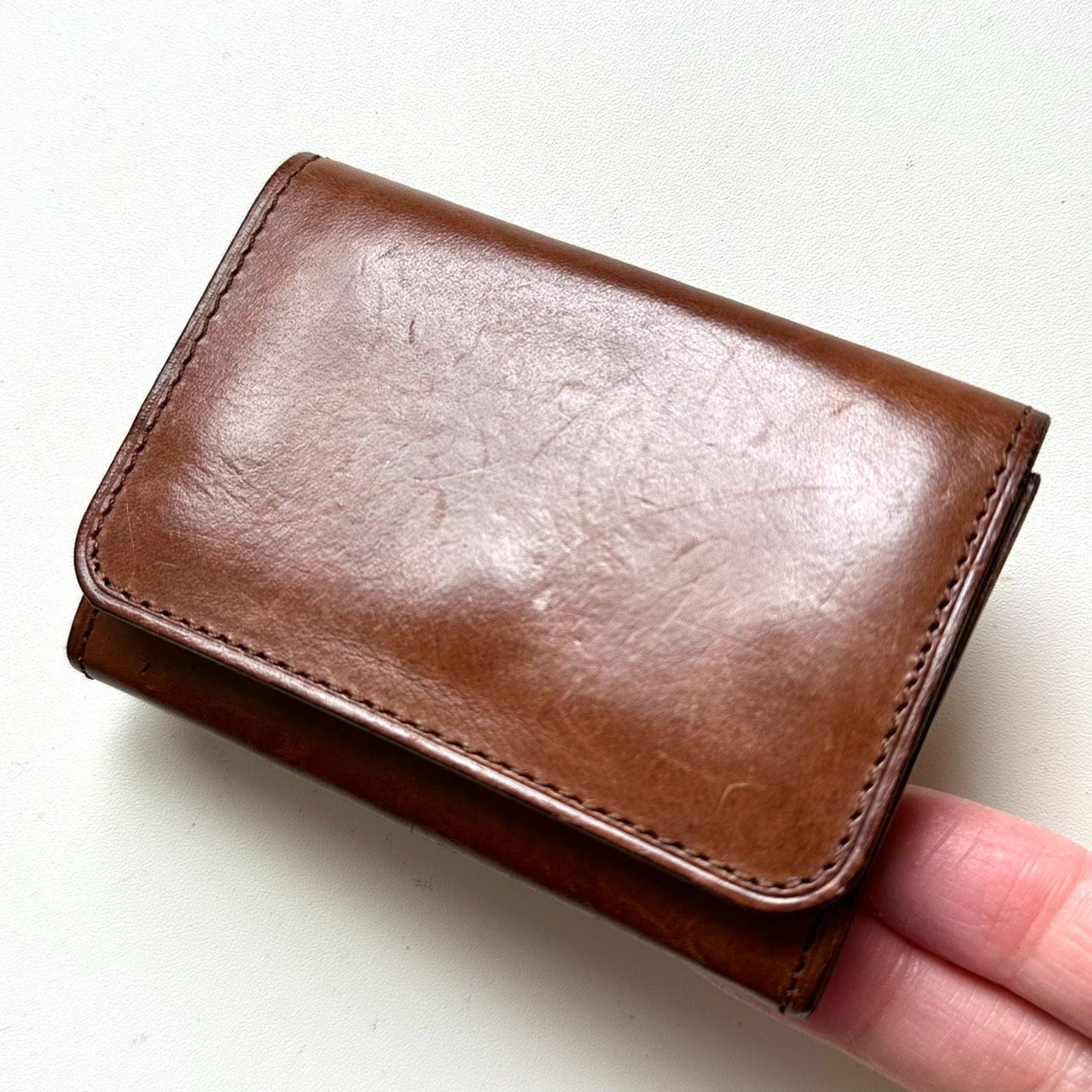 GANZO ガンゾ ブッテーロコンパクト純札入れ 二つ折り財布