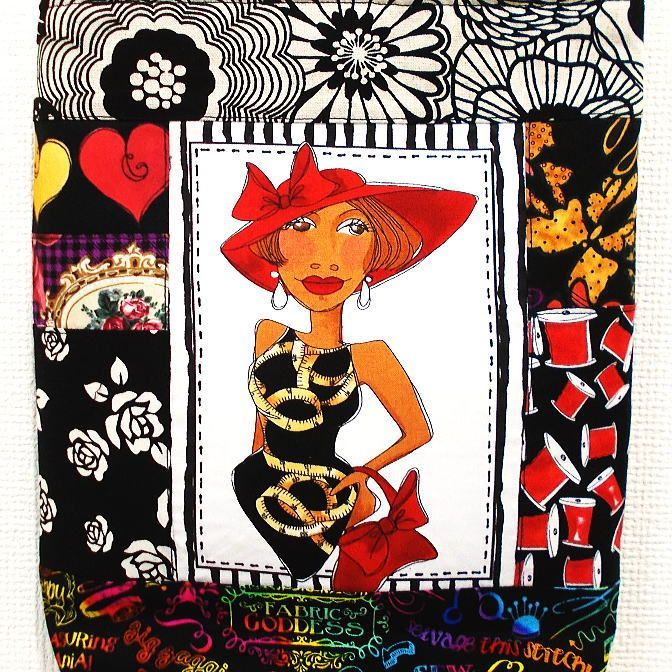 サコッシュ ロラライハリス ソーイングレディ パッチワーク ポシェット