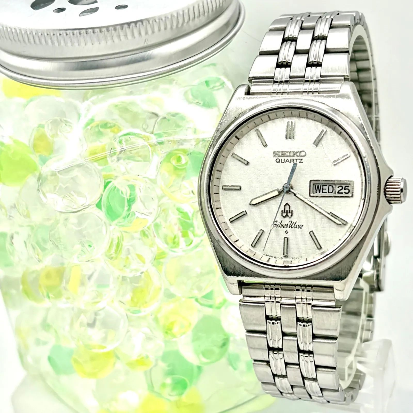 新品電池】SEIKO セイコー Silver Wave シルバーウェーブ メンズ