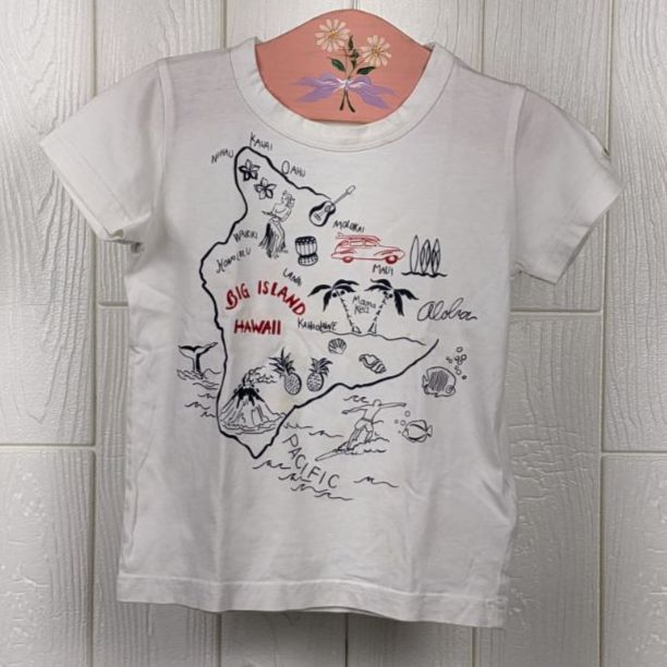 MONCLER Tシャツ　キッズ　　白　ハワイ島デザインプリント MONCLER Tシャツ キッズ 白 ハワイ島デザインプリントの通販はau PAY