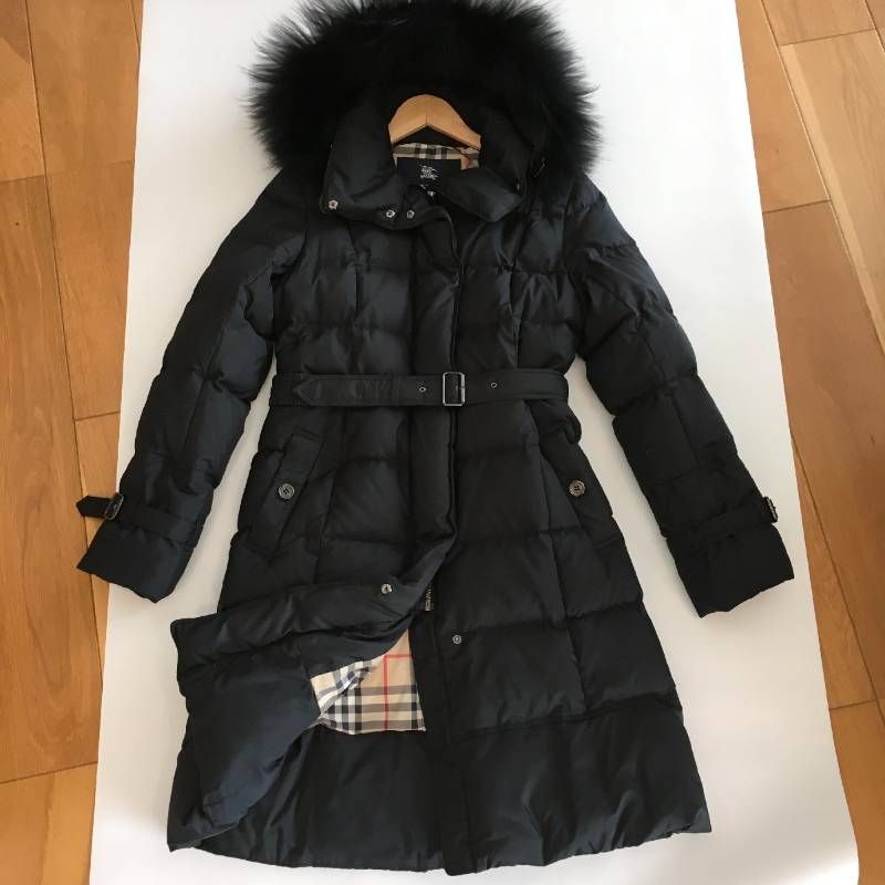 極美品 BURBERRY LONDON バーバリーロンドン 高級 ダウン コート