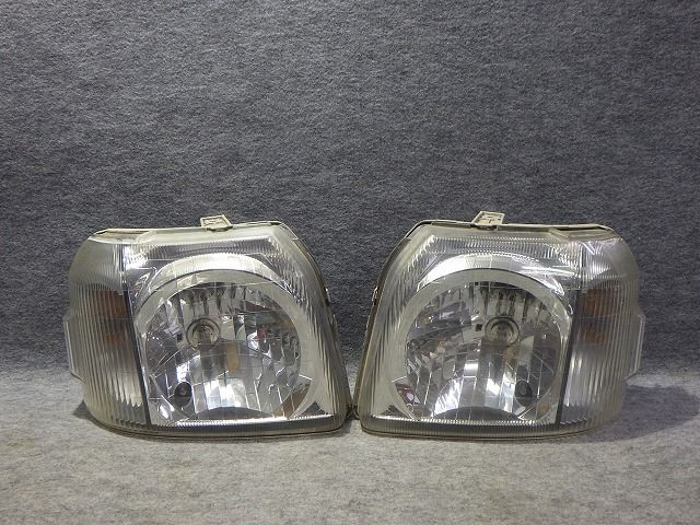 バモス　ヘッドライト　左右　ハロゲン　HM1/2　前期　100-22335　レべ無し　33101-S3A-901　ホンダ　260227202
