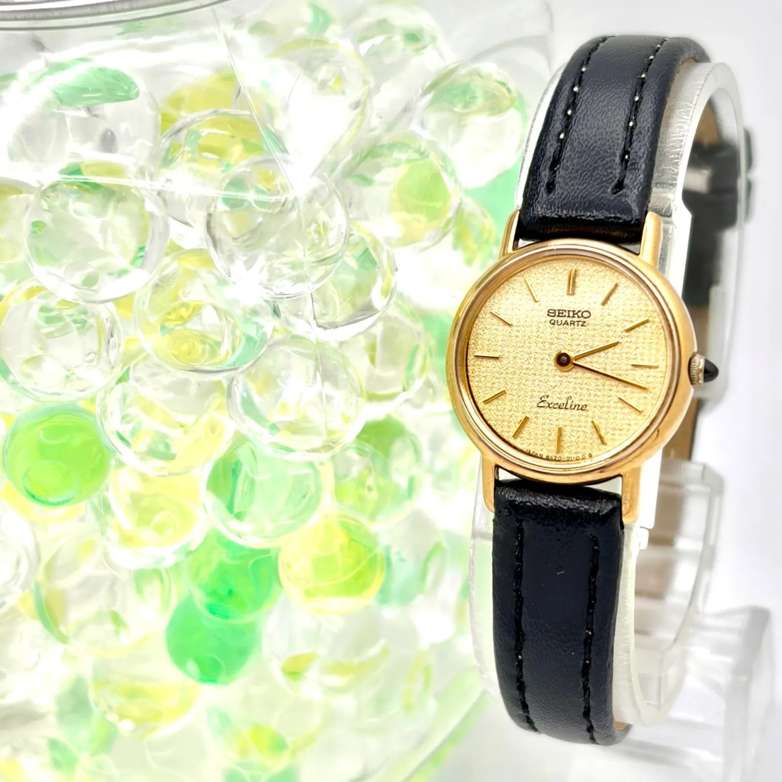 美品/新品電池】SEIKO セイコー Exceline エクセリーヌ レディース