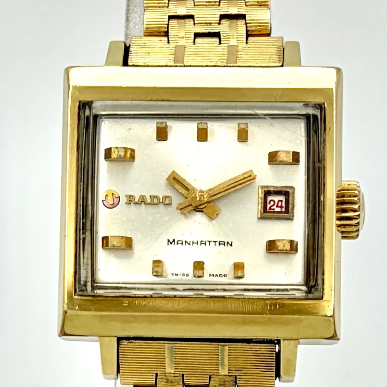 稼働】RADO ラドー MANHATAN マンハッタン 機械式 自動巻き デイト