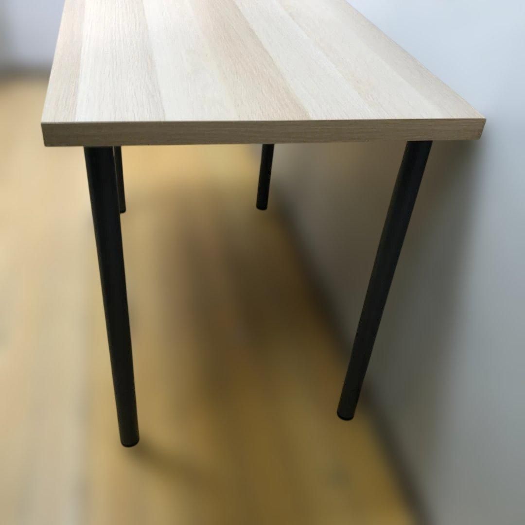 IKEA LINNMON ADILS デスク 美品 使用期間3ヶ月 100×60×74 ナチュラル 