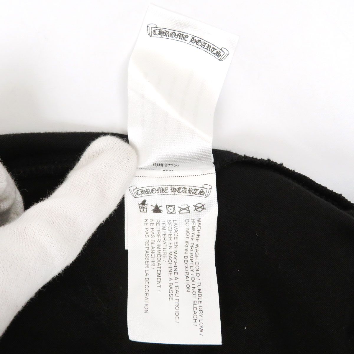 クロムハーツ ホースシュー プリント レギンス レディース ブラック