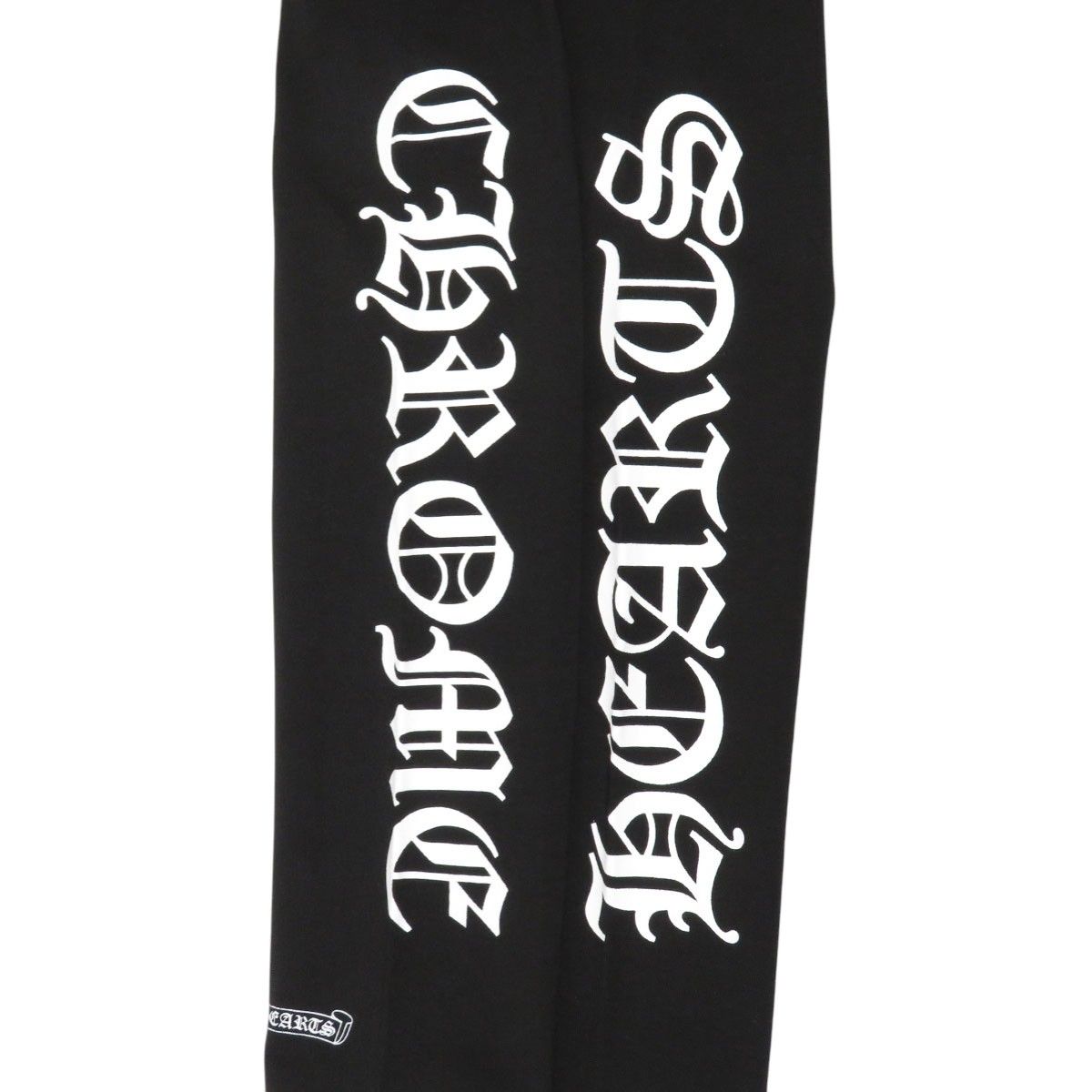 クロムハーツ ホースシュー プリント レギンス レディース ブラック