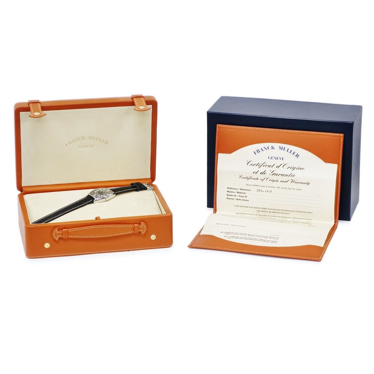  フランクミュラー 腕時計 5850CASA 鑑定済み ブランド フィット感 自動巻き時計 腕時計(アナログ)