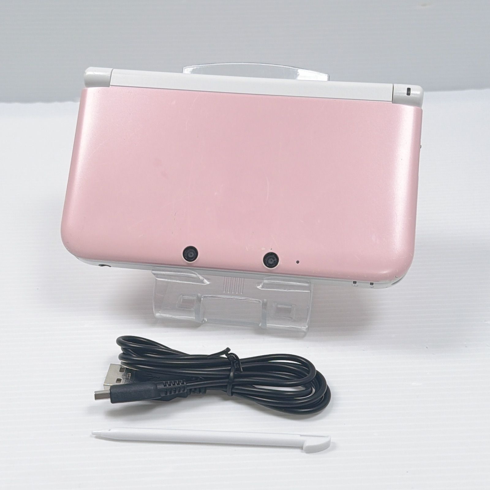 訳あり品 ニンテンドー 3DSLL ピンクホワイト 遊べるセット ゲームOK