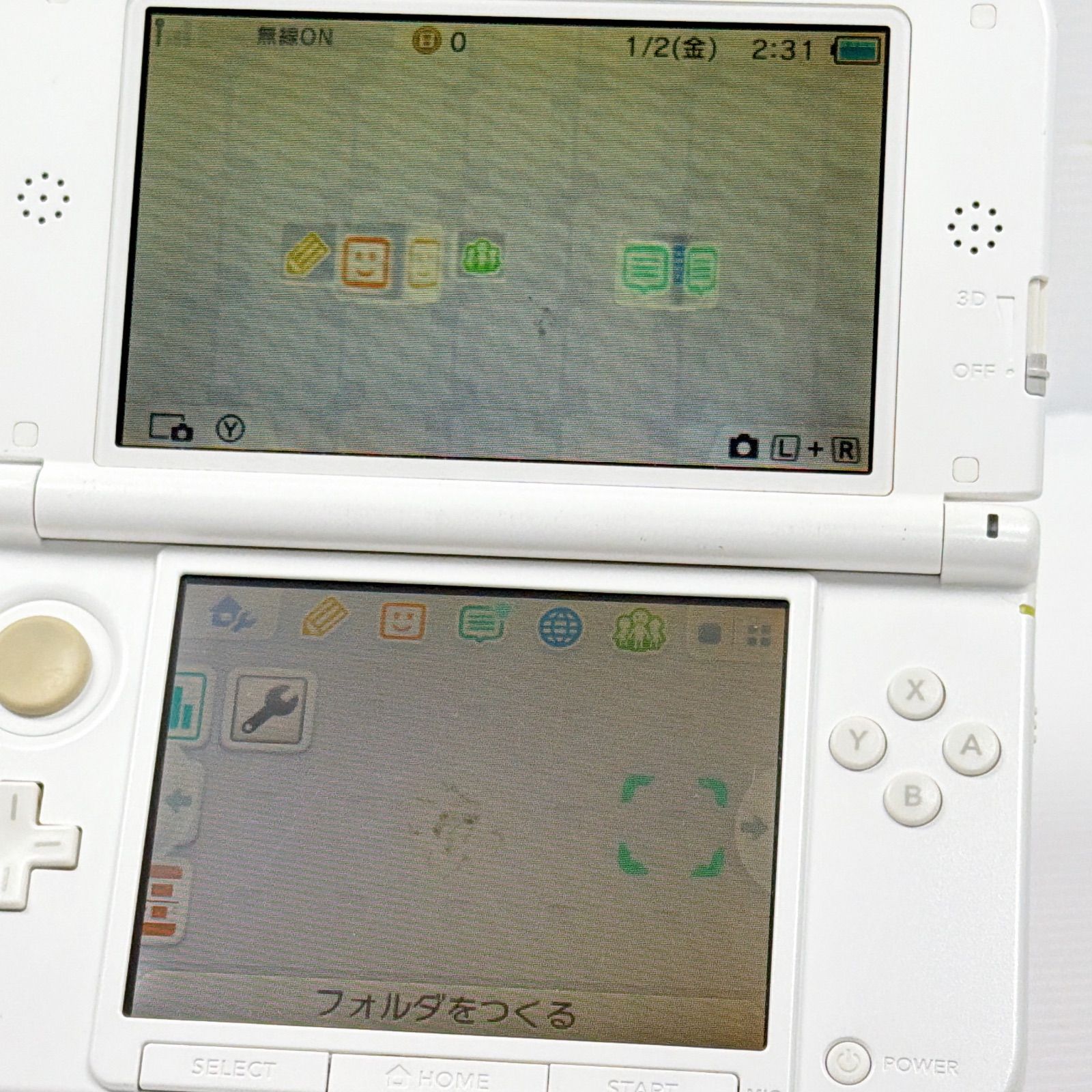 訳あり品 ニンテンドー 3DSLL ピンクホワイト 遊べるセット ゲームOK