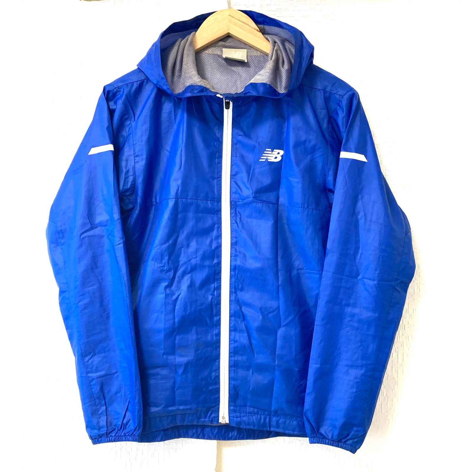 w^)b NB New balance ニューバランス ジップアップ ウインドブレーカー 