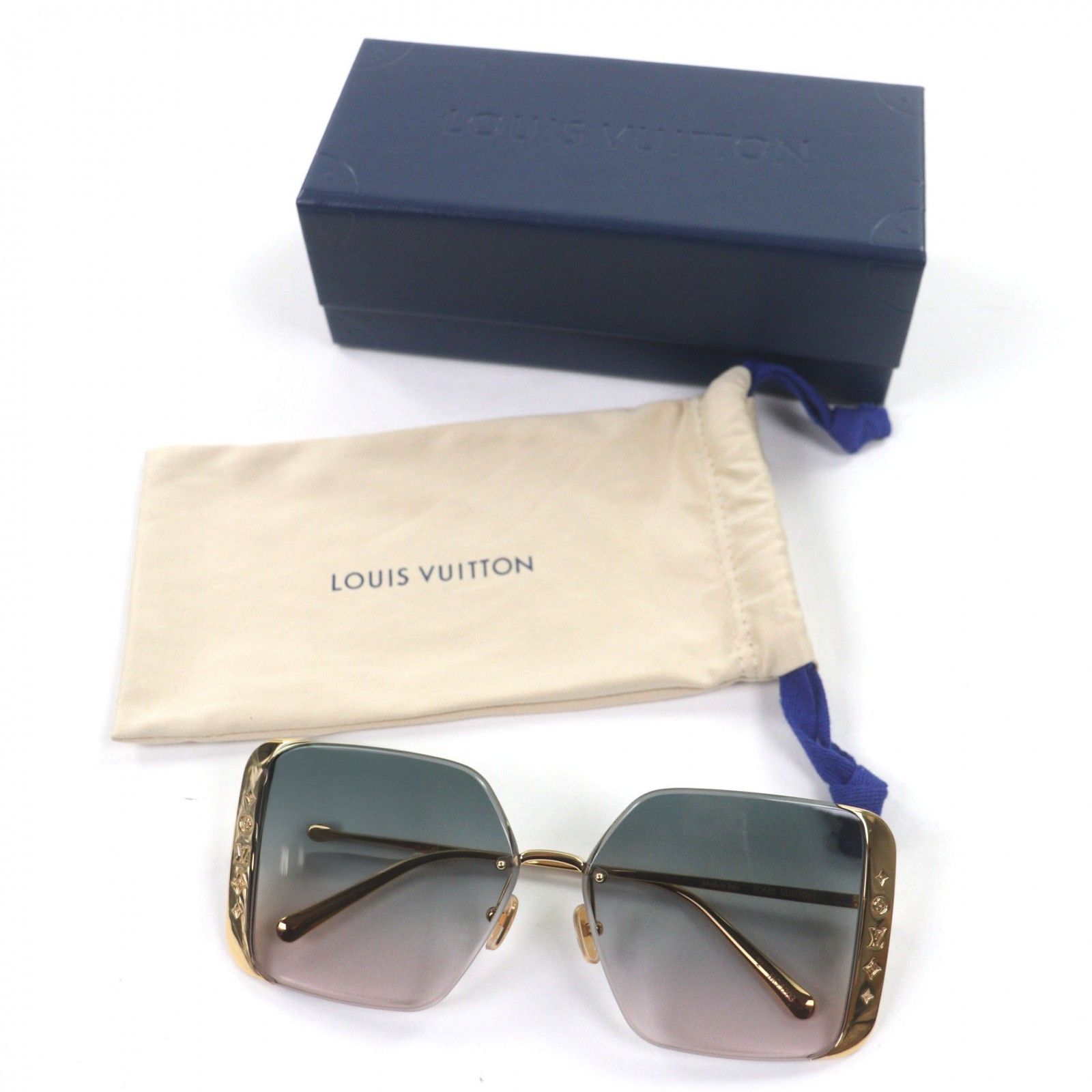 美品▽LOUIS VUITTON ルイヴィトン 2023年製 Z1994U サングラス・LV